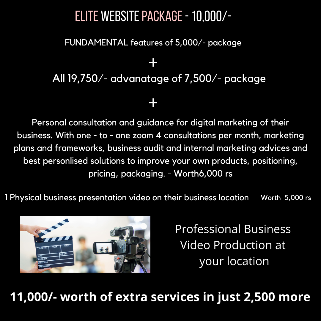 Elite Website package - 10,000_-
